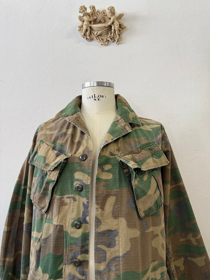 Vintage 60’s Jungle Jacket ERDL Ripstop “M”