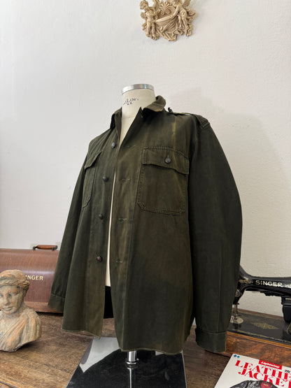 Vintage 80’s Faded Hungarian Army Shirt “L”