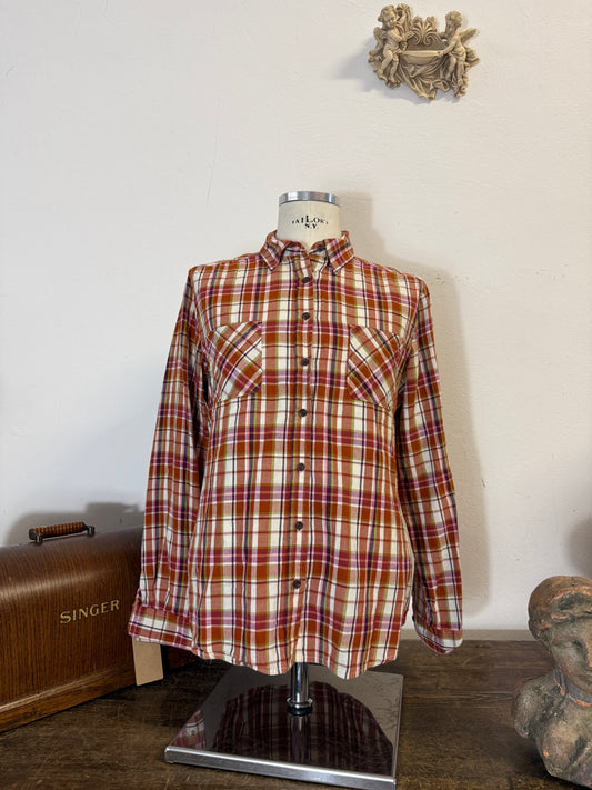 Vintage Woman Flannel Shirt “L/XL”