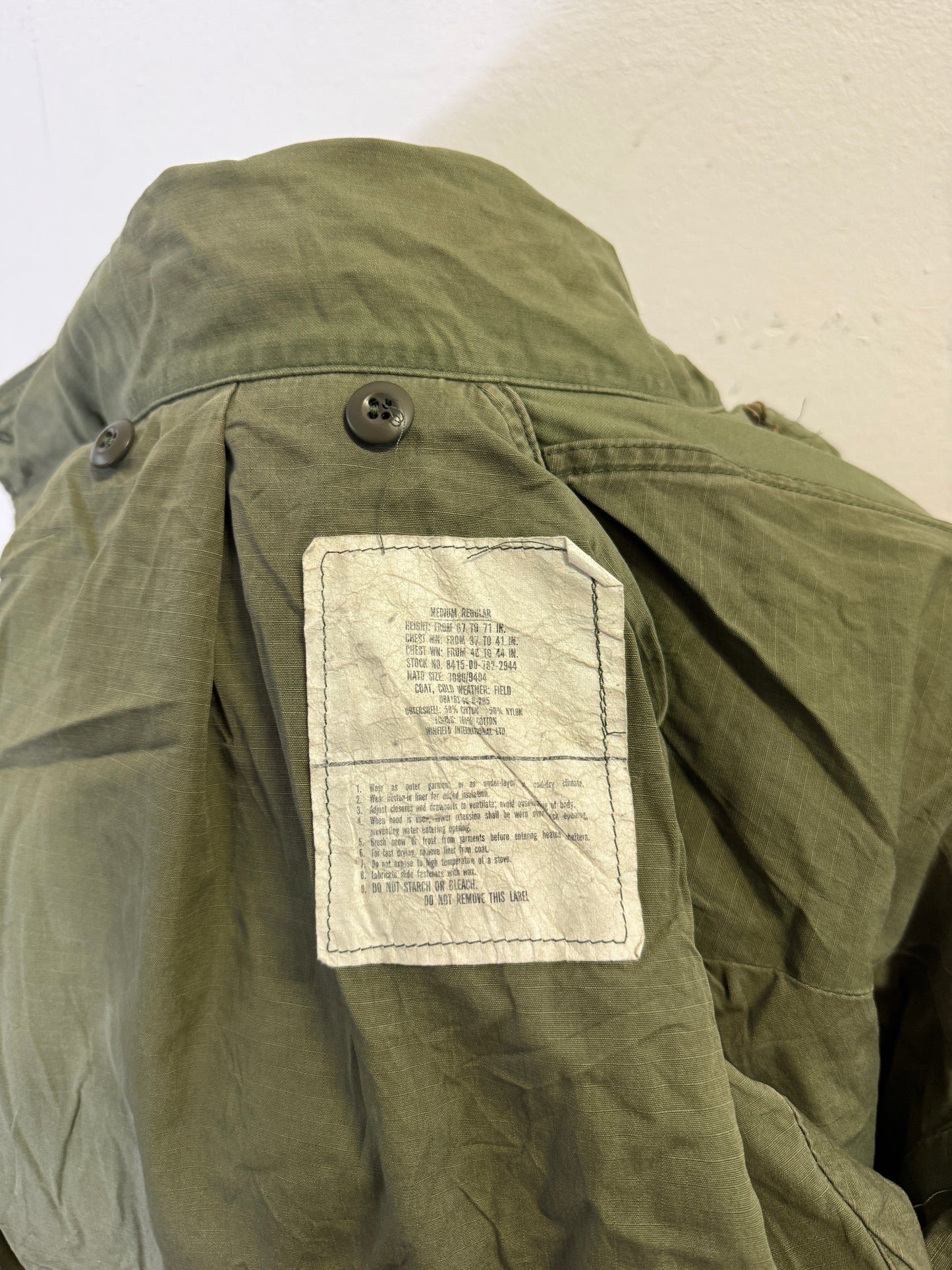 Vintage Field Jacket M65 Us Army “L”