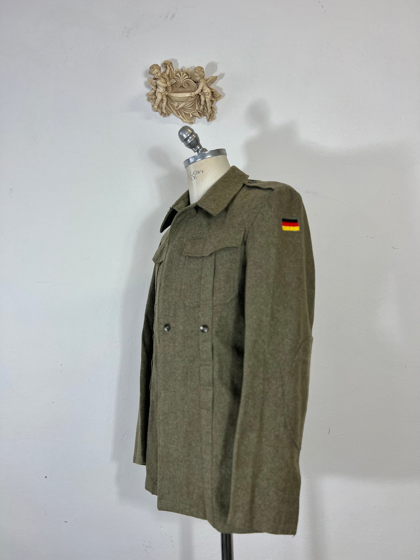 veste en laine de l’armée allemande vintage