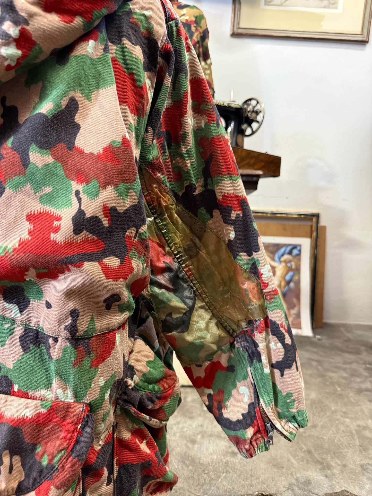Vintage Swiss Army Camo Jacket M70 “L”