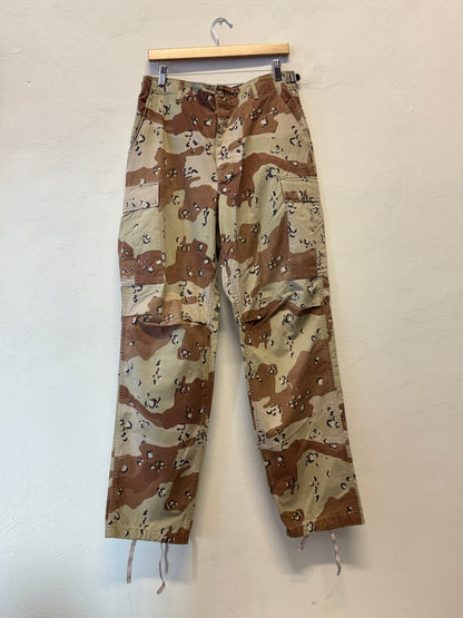 Vintage Desert Chocolate Cargo Pants Us Army “W33”