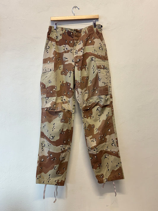 Vintage Desert Chocolate Cargo Pants Us Army “W33”
