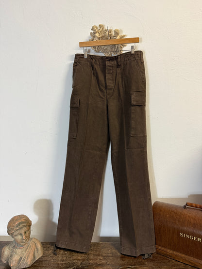 Vintage 80’s German Army Moleskin Cargo Pants “W33”