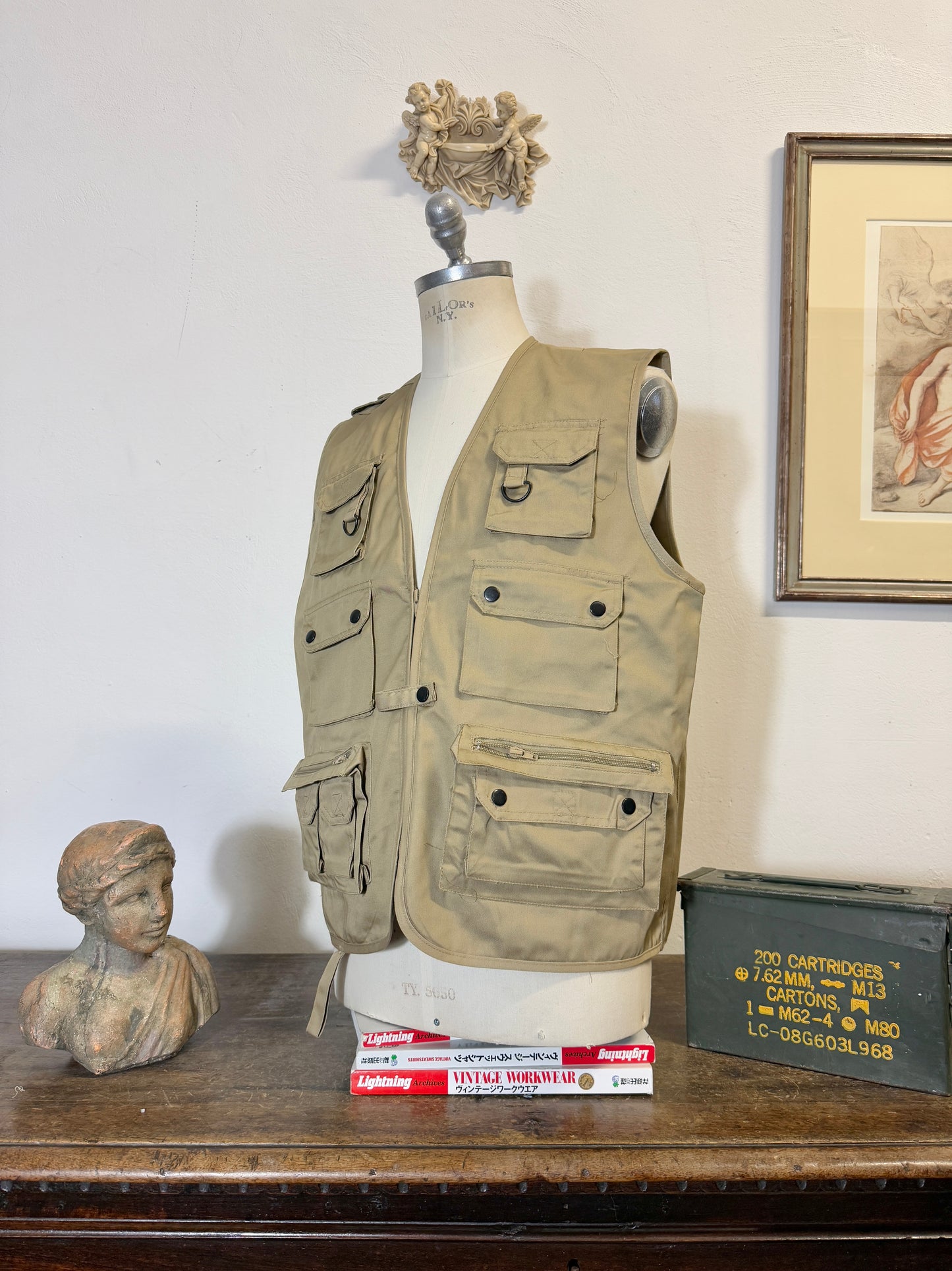 Beige Tactical Utility Vest
