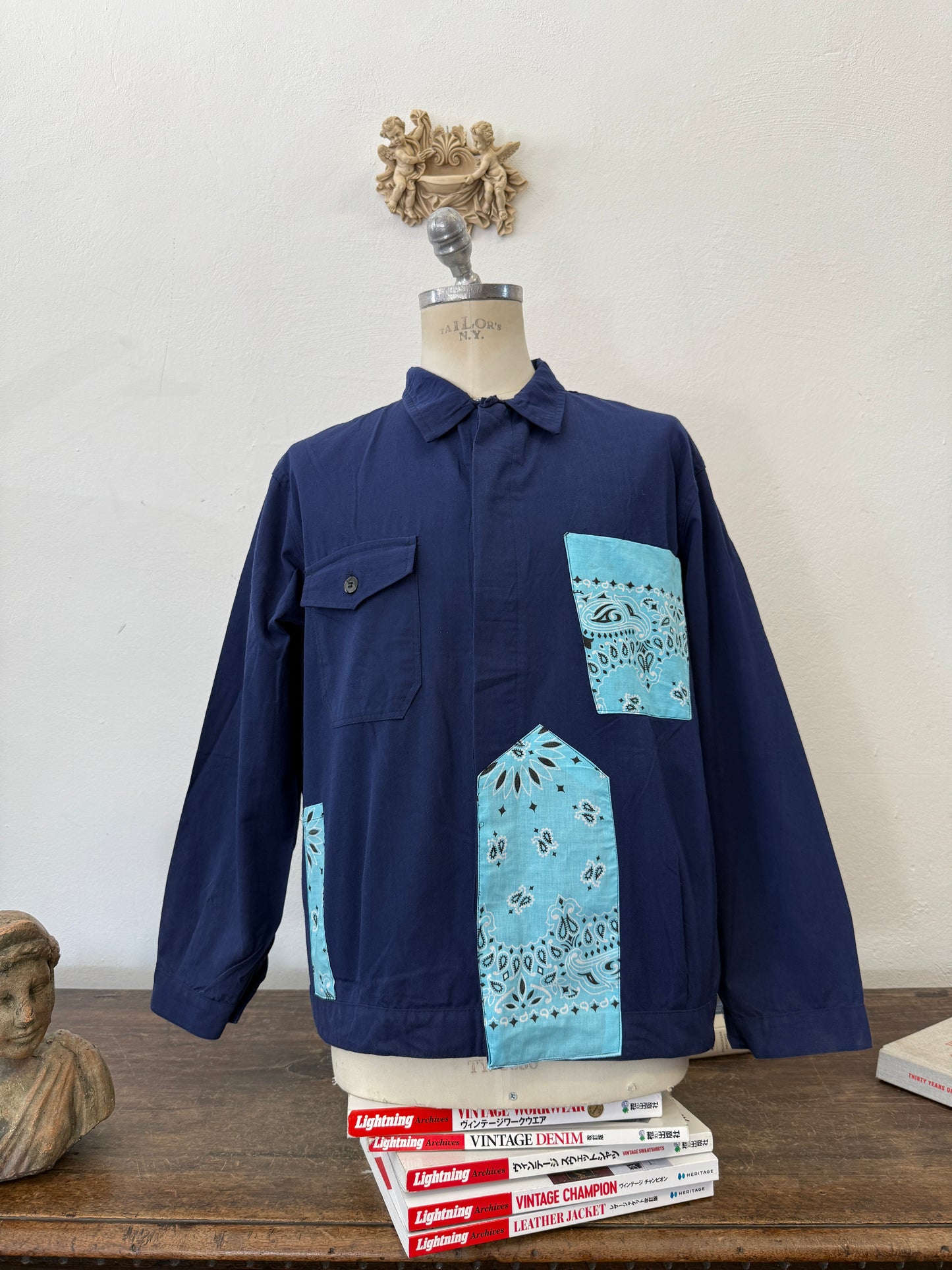 Vintage 90’s Bandana Workwear Jacket “L”