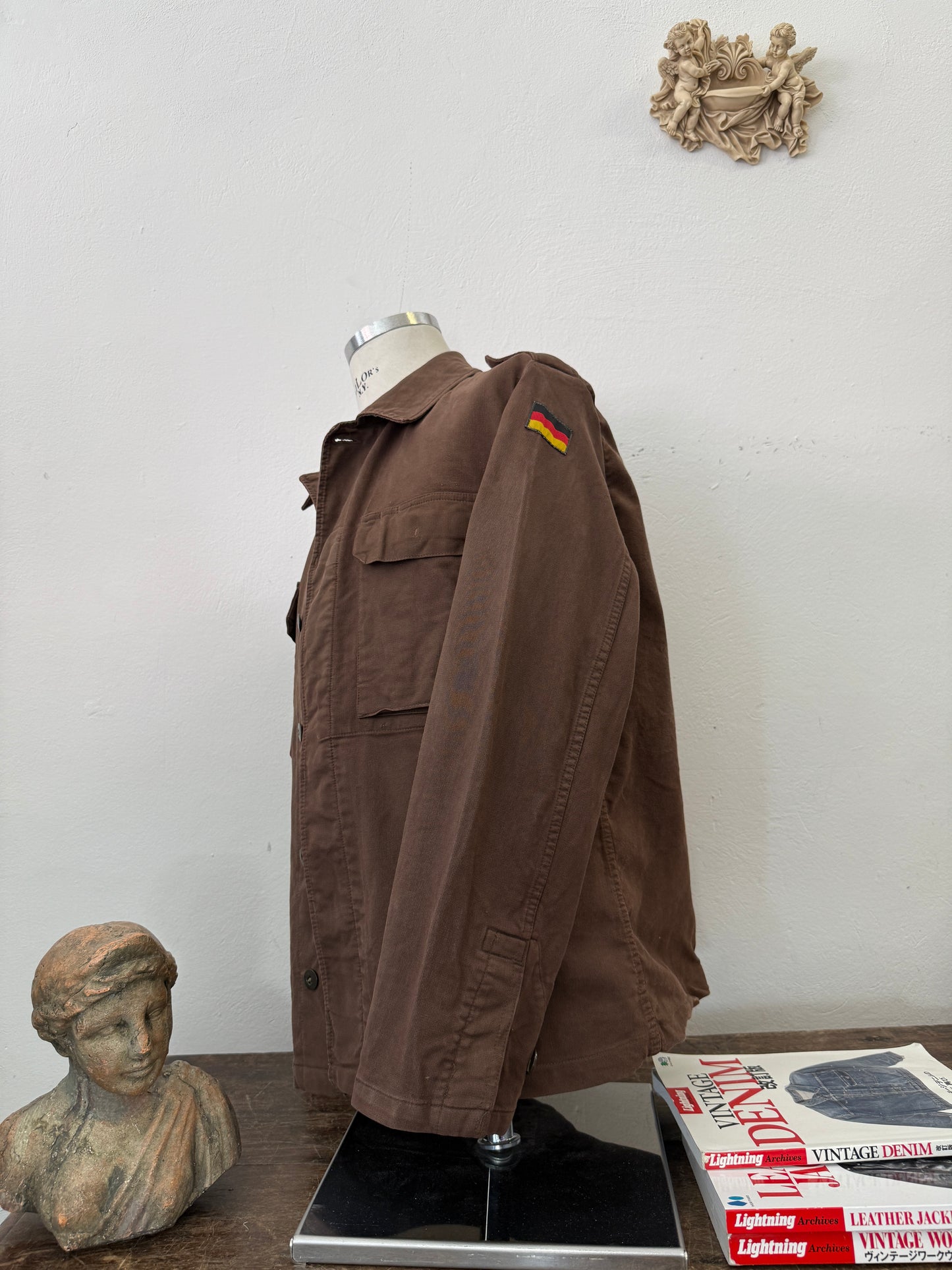 Vintage Moleskin German Army Jacket “L”