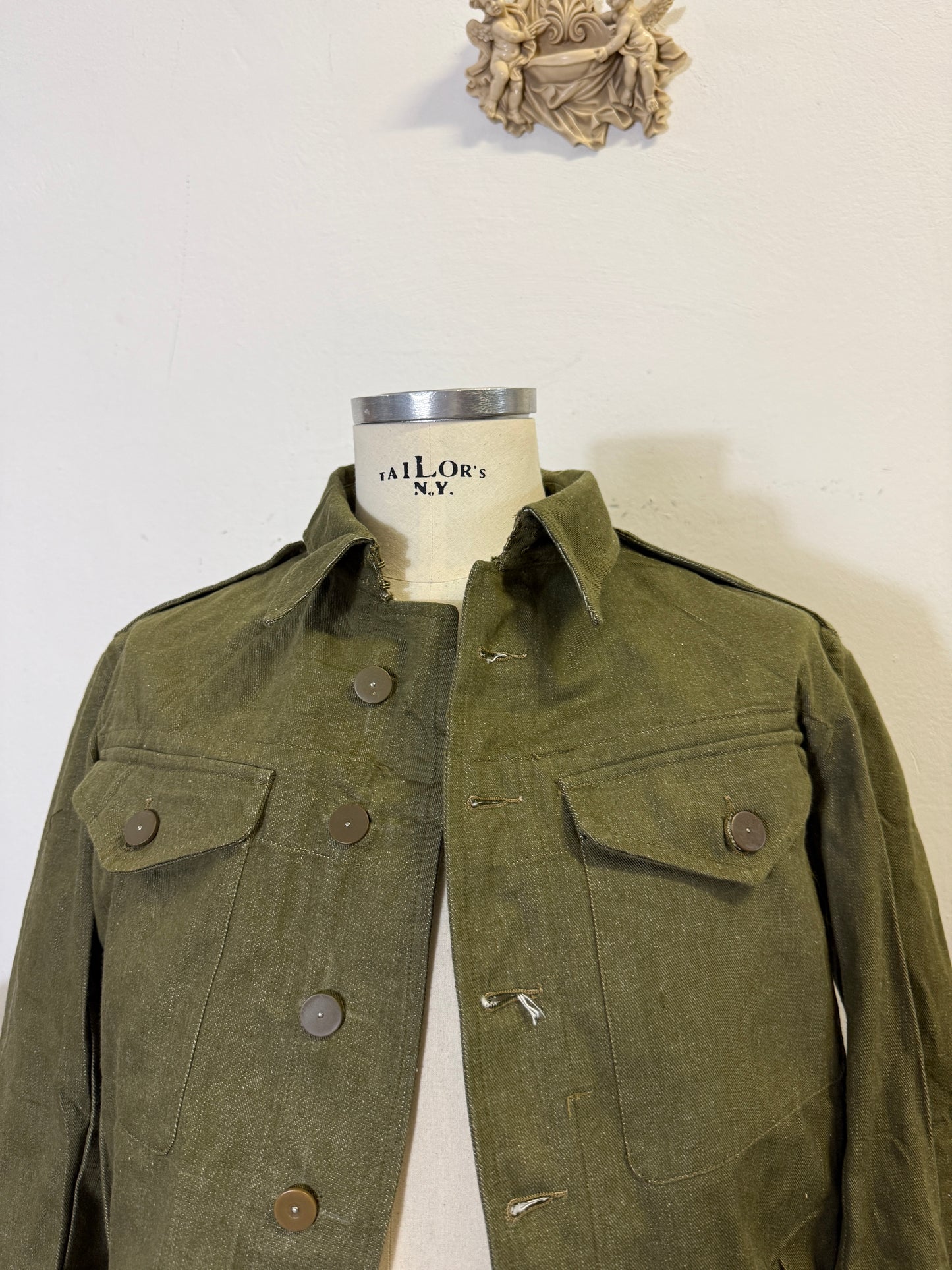 Vintage 50’s Selvedge British Army Jacket “S”