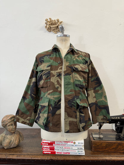 Vintage Woodland Jacket Us Army “XS”
