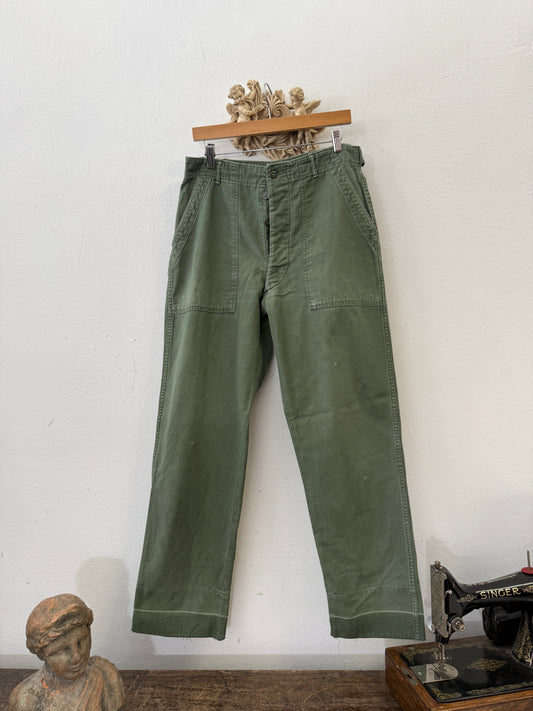 Vintage Og 107 Us Army Fatigue Pants “W33”
