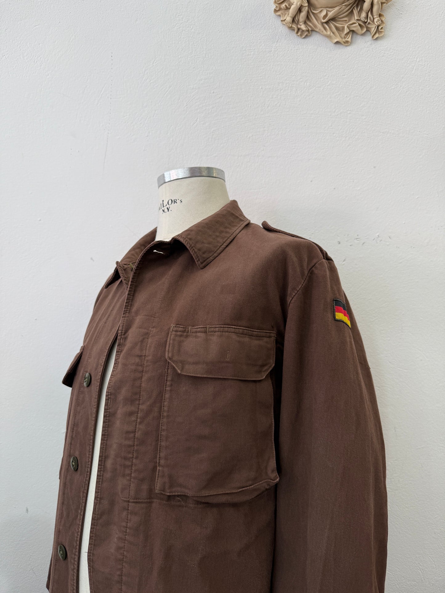 Vintage Moleskin German Army Jacket “XL”