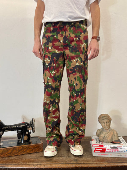 Vintage Swiss Army Camo Pants M83