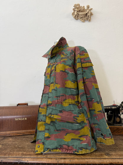 Vintage Belgian Army Camo Jacket “XL”