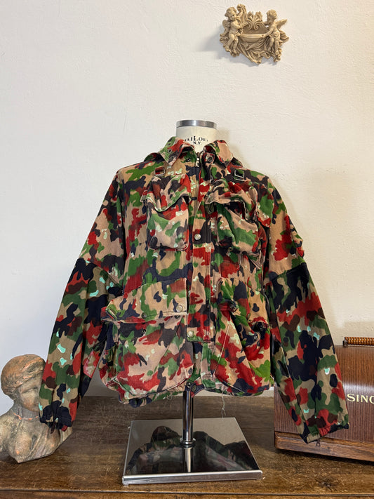 Vintage Swiss Army Camo Jacket M70 “L/XL”