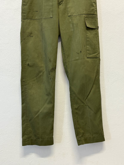 Vintage British Fatigue Army Pants “W31”