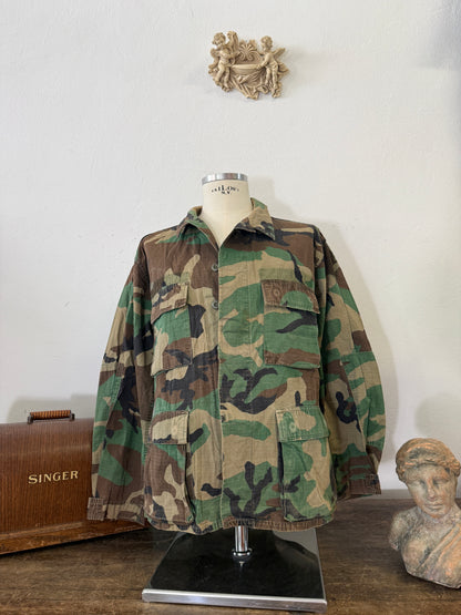 Vintage Ripstop Woodland Us Army Jacket “L”