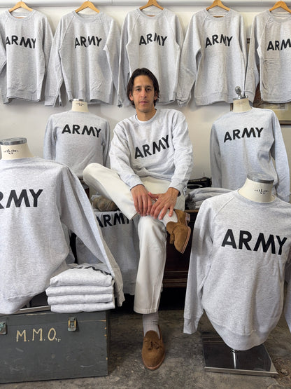 Raglan ARMY Sweatshirt - Mister Archive®