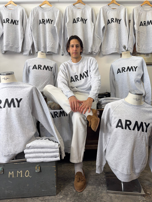 Raglan ARMY Sweatshirt - Mister Archive®