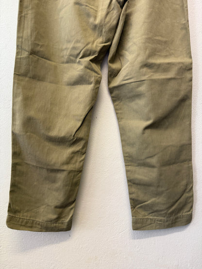 Vintage 80’s German Army Cargo Pants - Sand “W33~35”