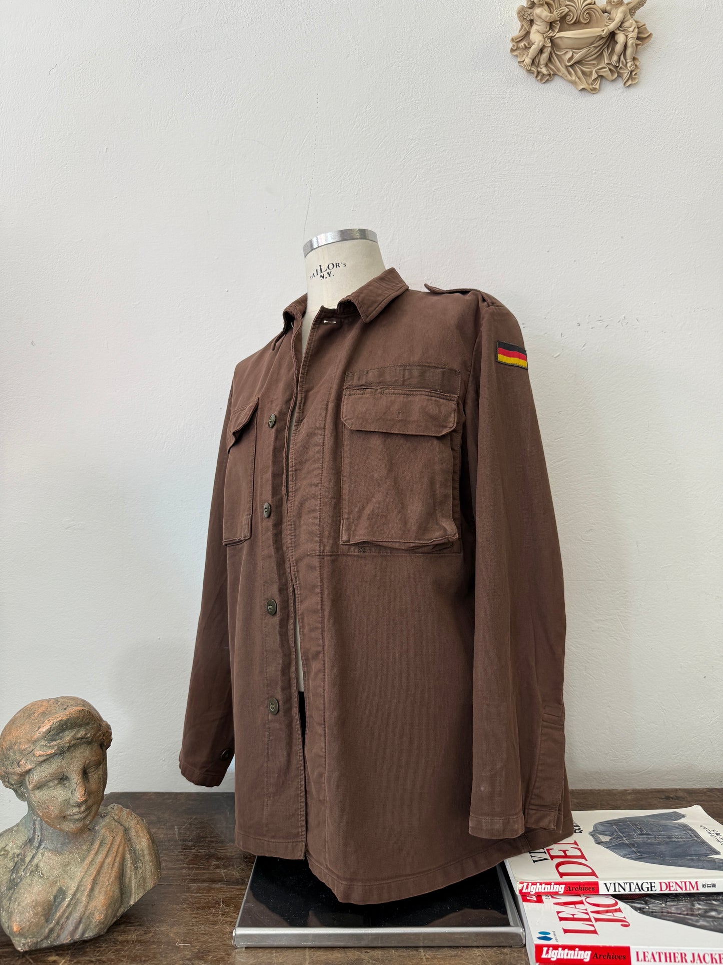 Vintage Moleskin German Army Jacket “M/L”