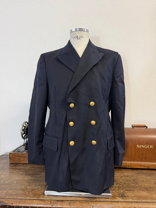 Vintage 00’s Italian Navy Double Breasted Jacket “L/XL”