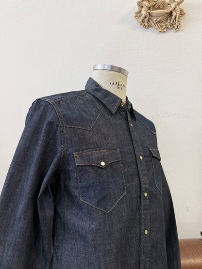 Western “Jeckerson” Denim Shirt - XS, S, M