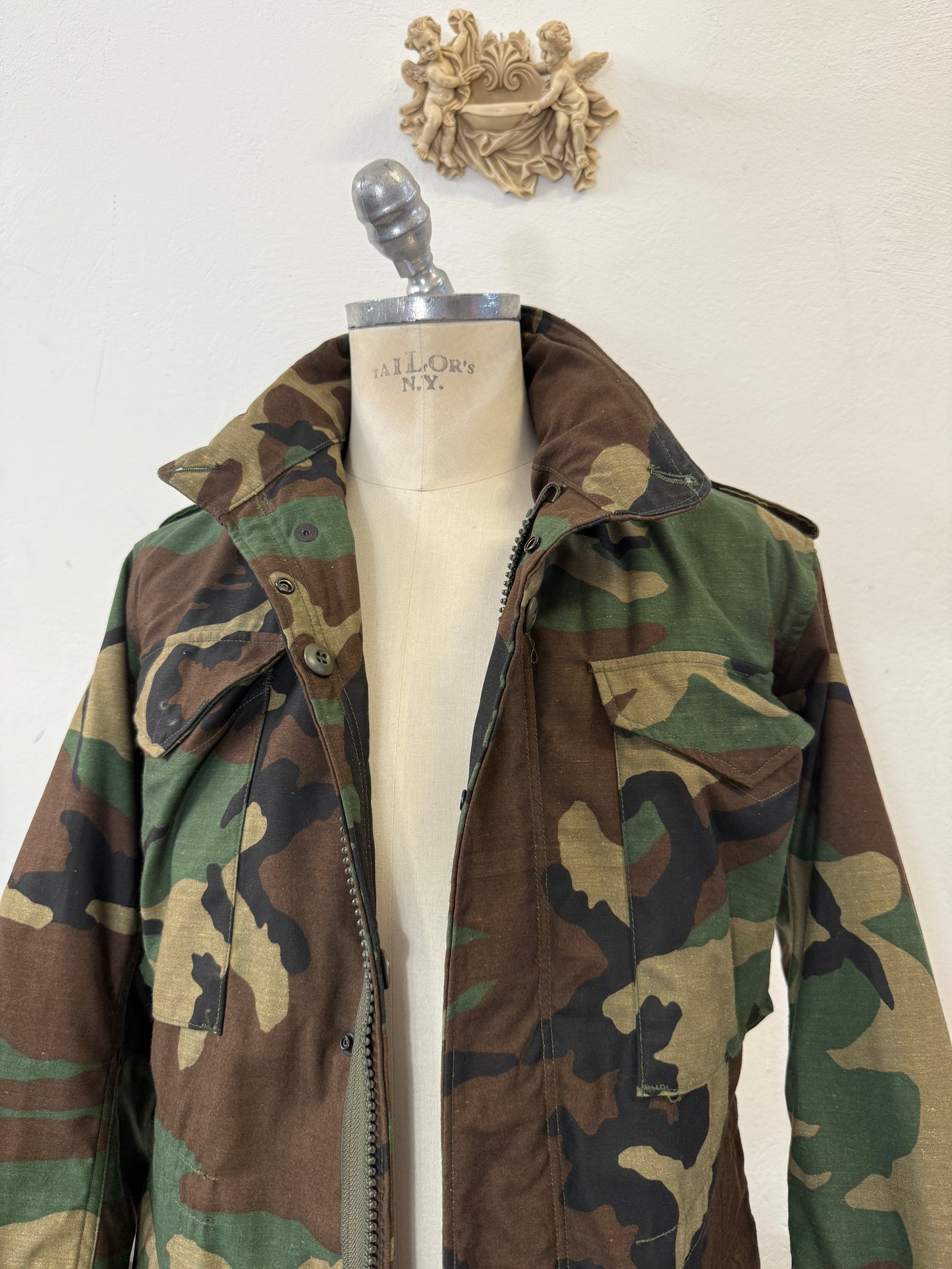 Vintage Woodland Field Jacket M65 Us Army “XS”