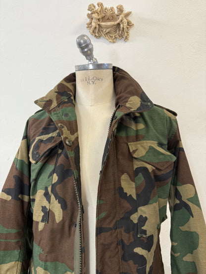 Vintage Woodland Field Jacket M65 Us Army “XS”
