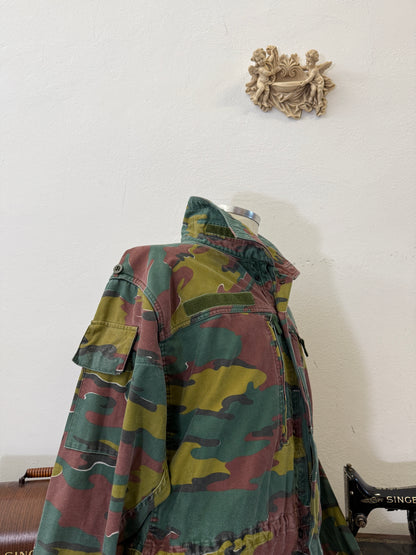 Vintage Belgian Army Camo Jacket “XXL”