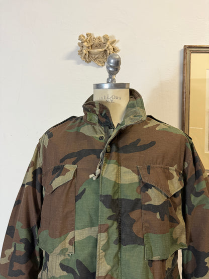 Vintage Woodland Field Jacket M65 Us Army “M/L”