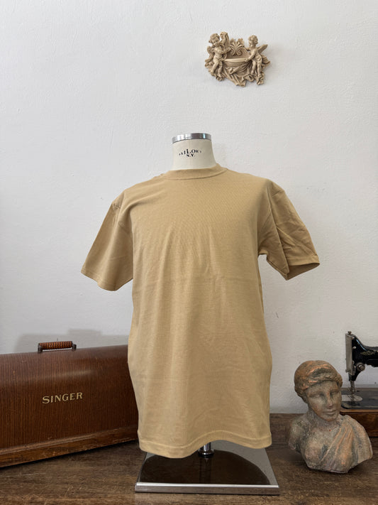 Khaki T-Shirt with US Cotton - Mister Archive®