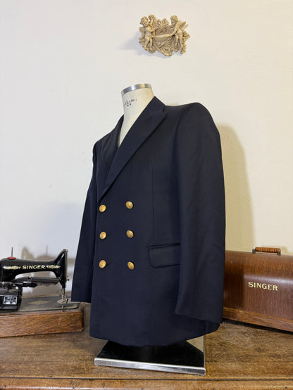 Vintage 00’s Italian Navy Double Breasted Jacket “M/L”