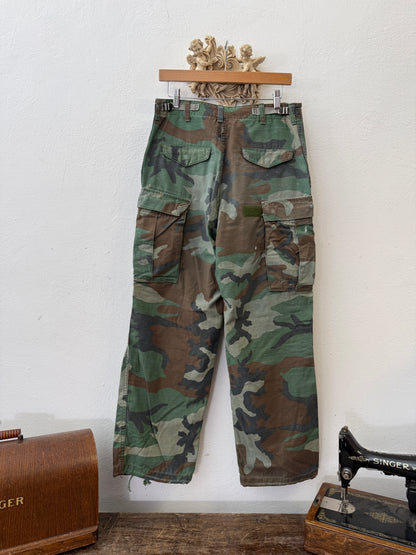 Vintage Woodland Cargo Pants M65 Us Army “W31”