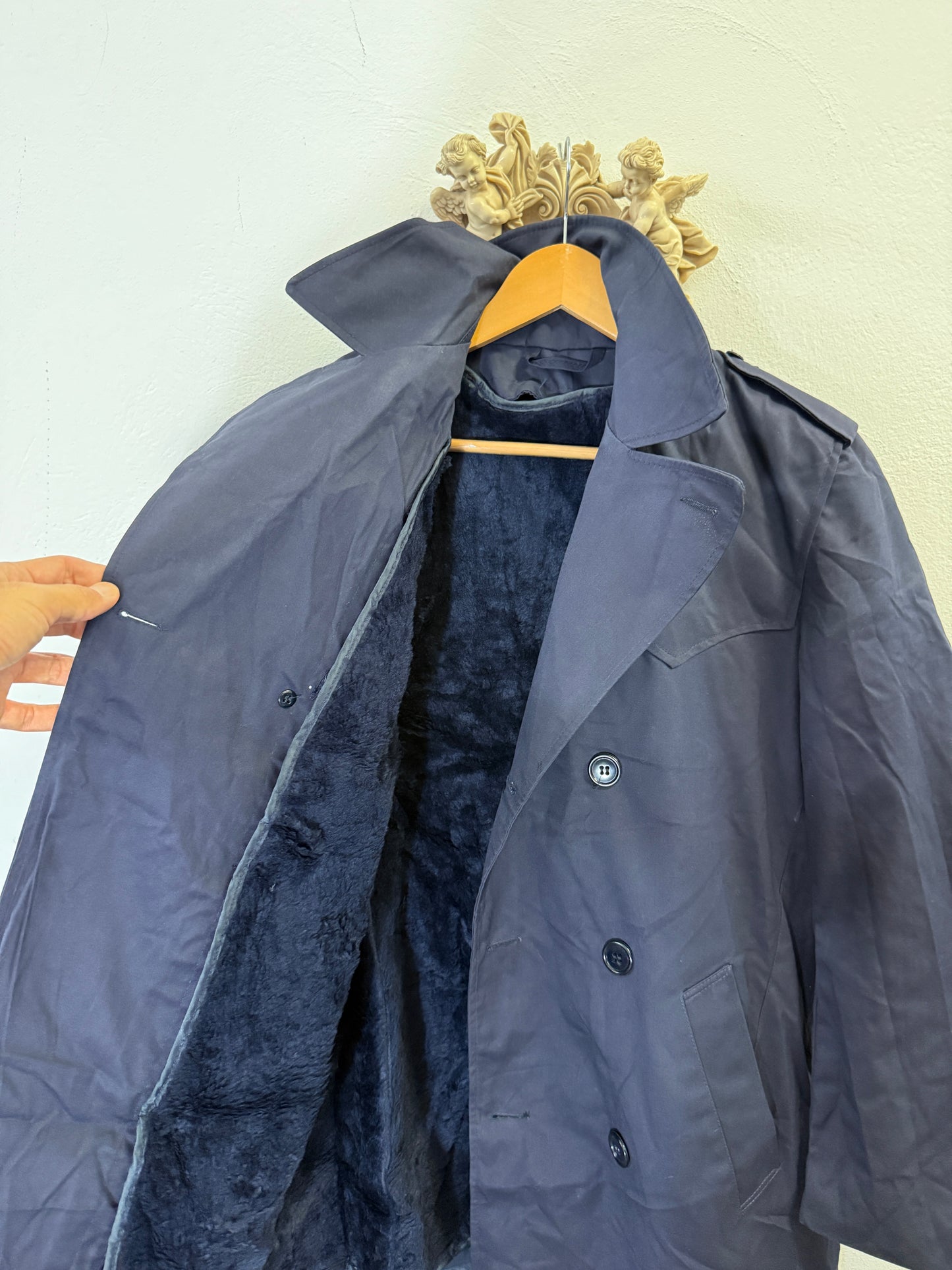 Vintage 90’s Italian Navy Coat “M”