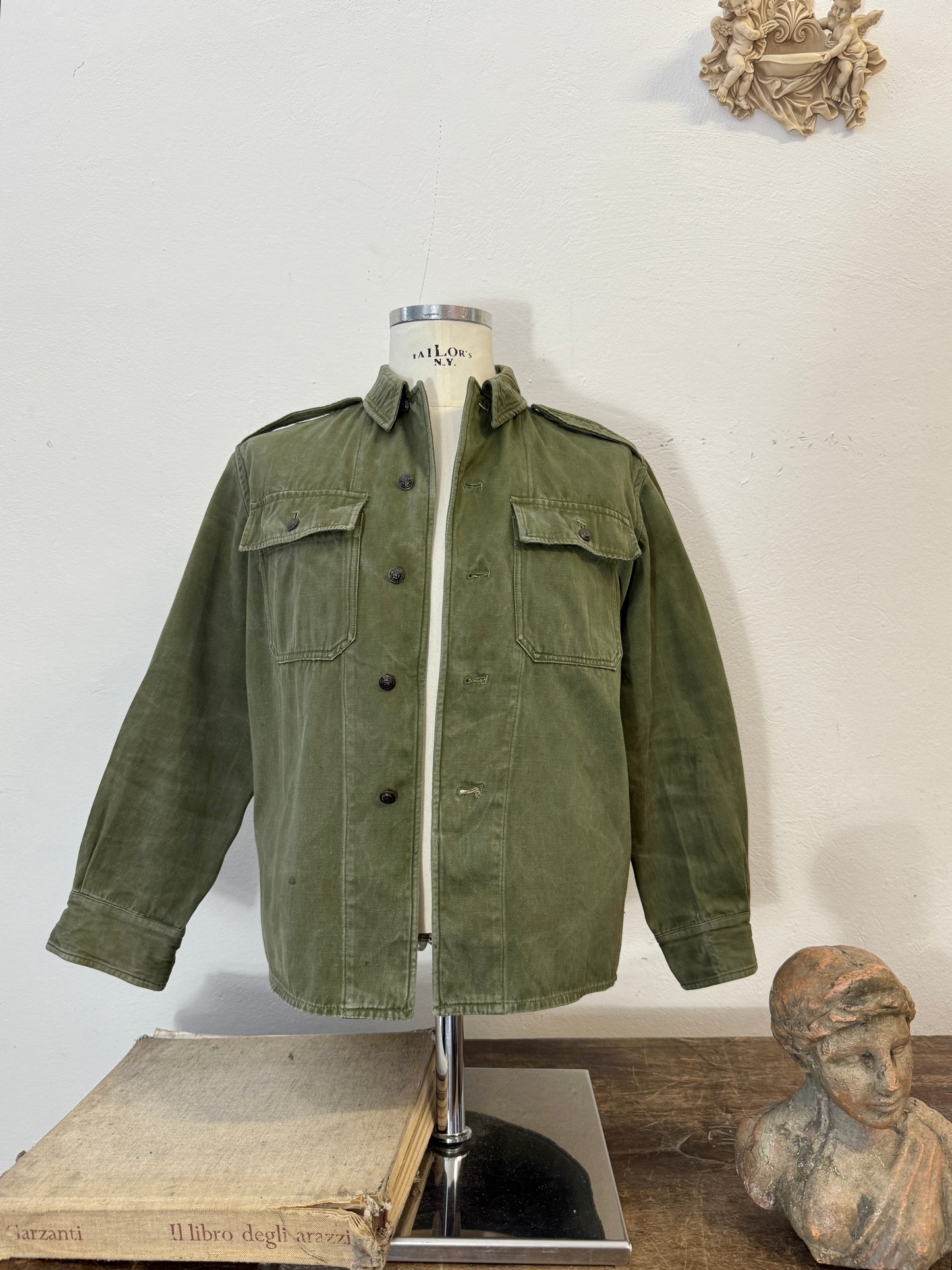 Vintage 80’s Hungarian Army Shirt “S”