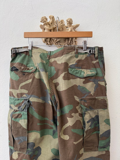 Vintage Woodland Cargo Pants M65 Us Army “W38”