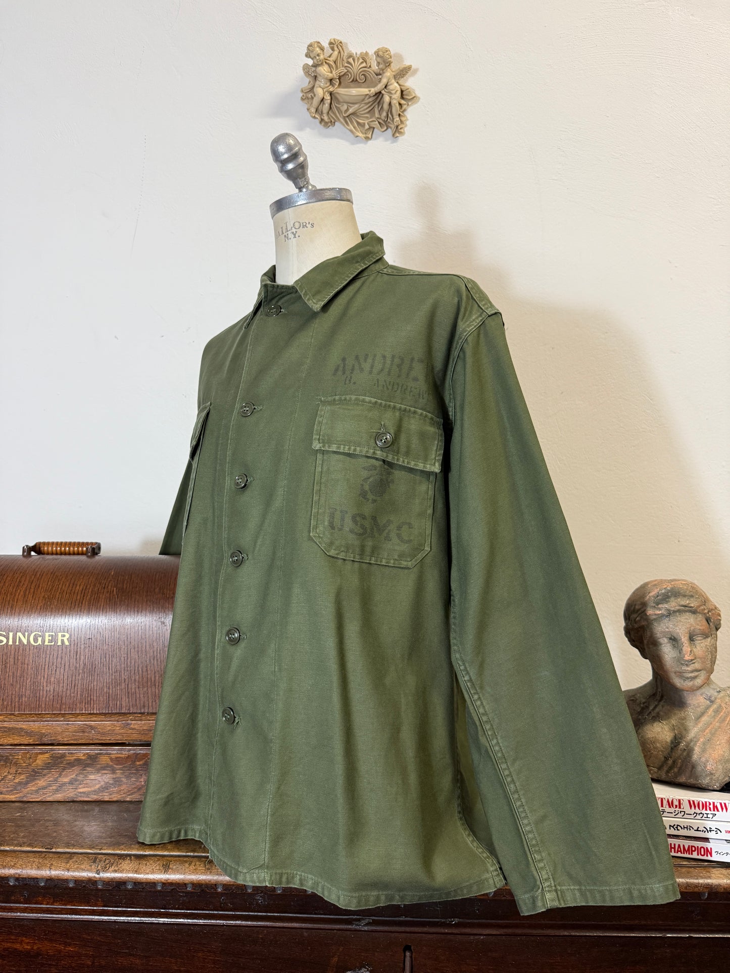 Vintage Og 107 Vietnam War First Pattern USMC “L/XL”