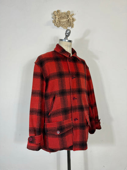 veste de chasse vintage fabriquée aux États-Unis « L »