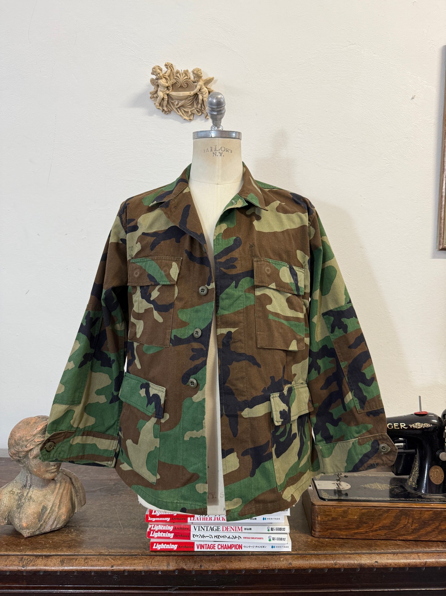 Vintage Woodland Jacket Us Army “M”