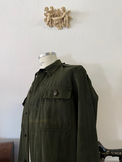Vintage 80’s Faded Hungarian Army Shirt “S”