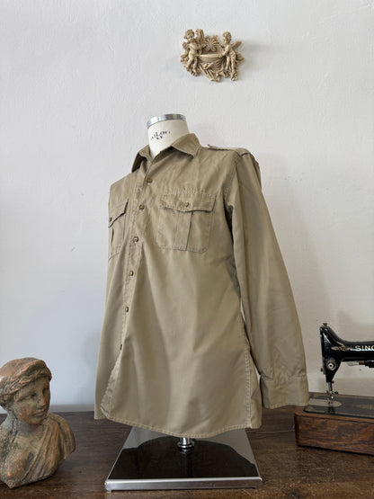 Vintage Italian Army Shirt “S/M”