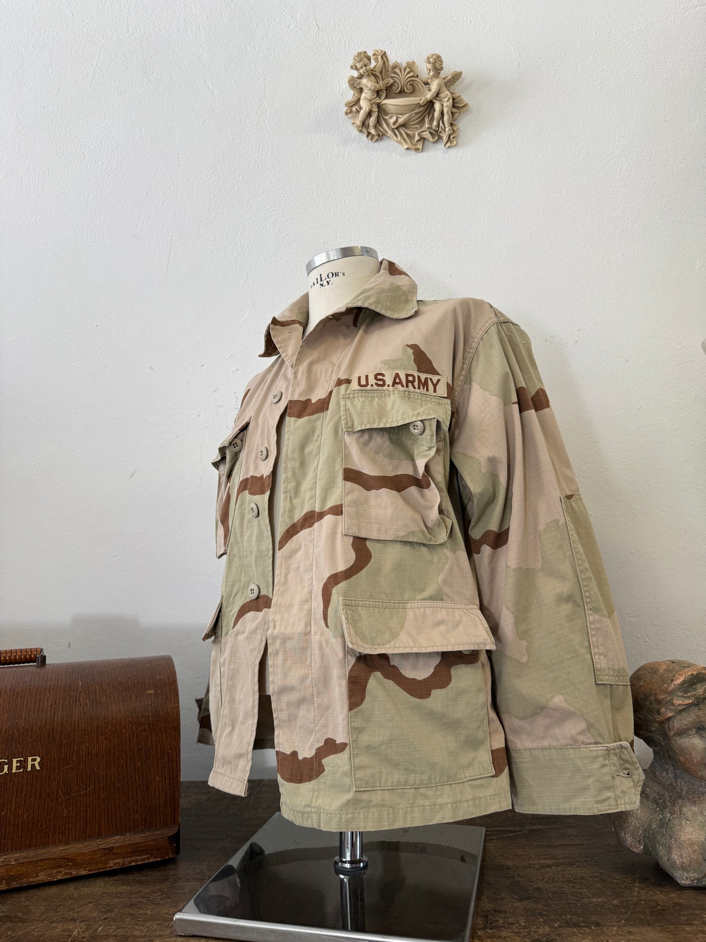 Vintage BDU Camo Jacket Ripstop US Army “M”