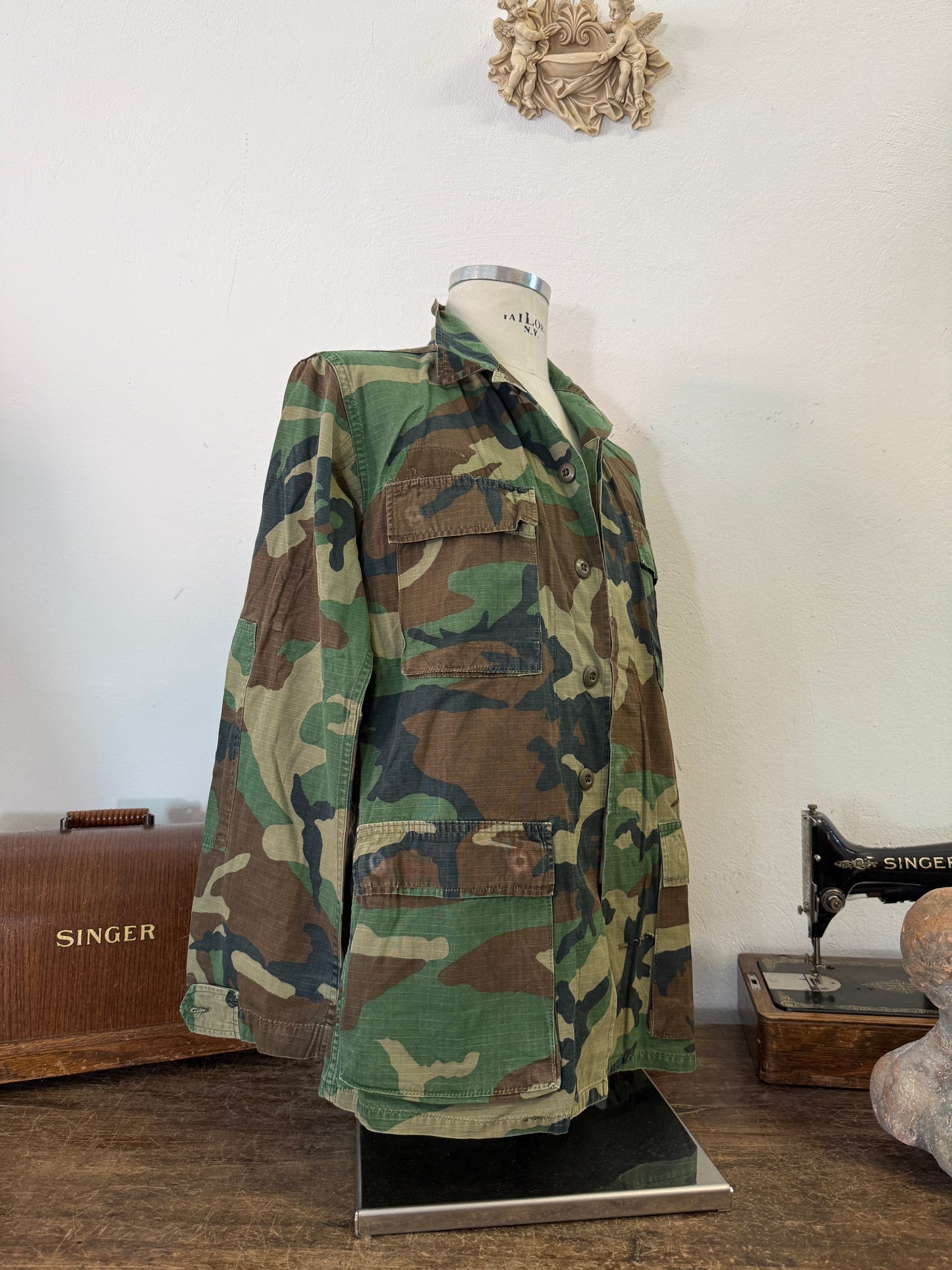 Vintage Ripstop Woodland Us Army Jacket “M”