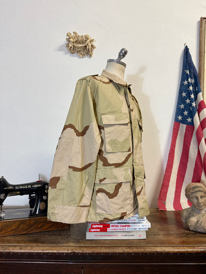 Deadstock BDU Camo Jacket Rip Stop US Army “L/XL”