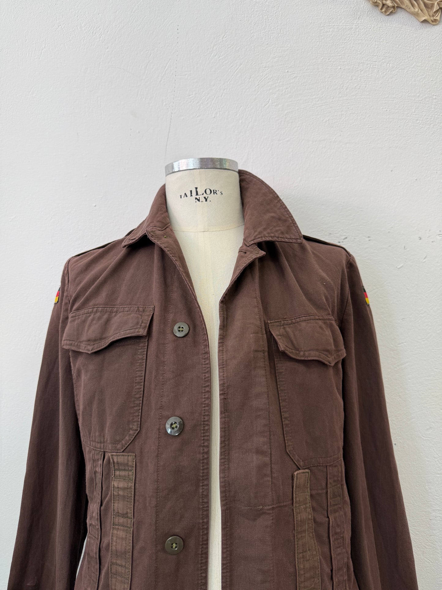 Vintage Moleskin German Army Jacket “M”