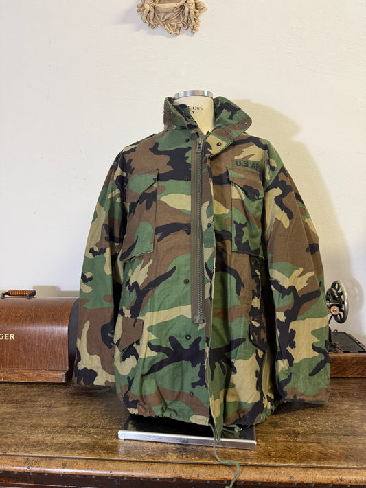 Vintage Woodland Field Jacket M65 Us Army “XL”