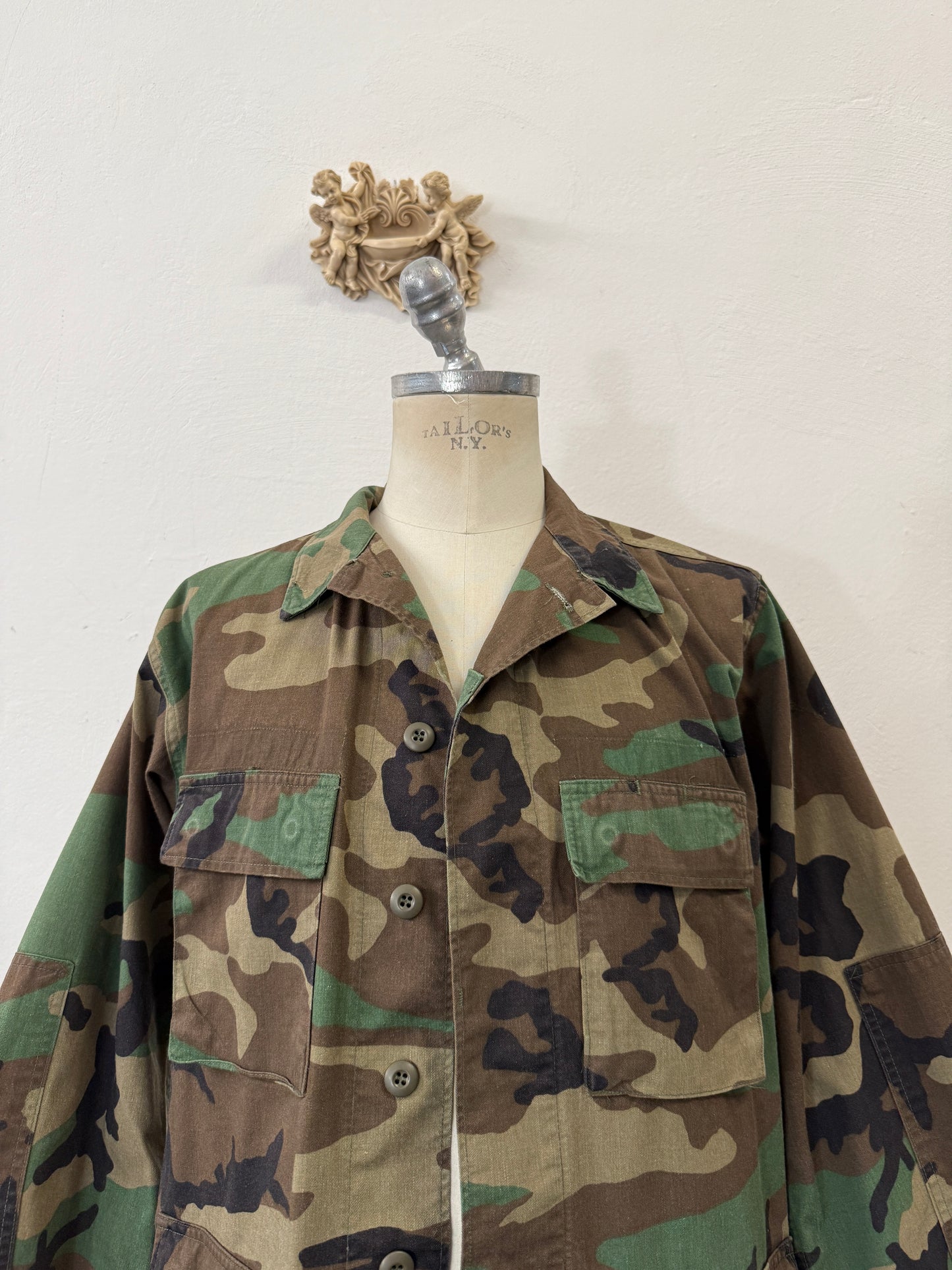 Vintage Woodland Jacket Us Army “L”