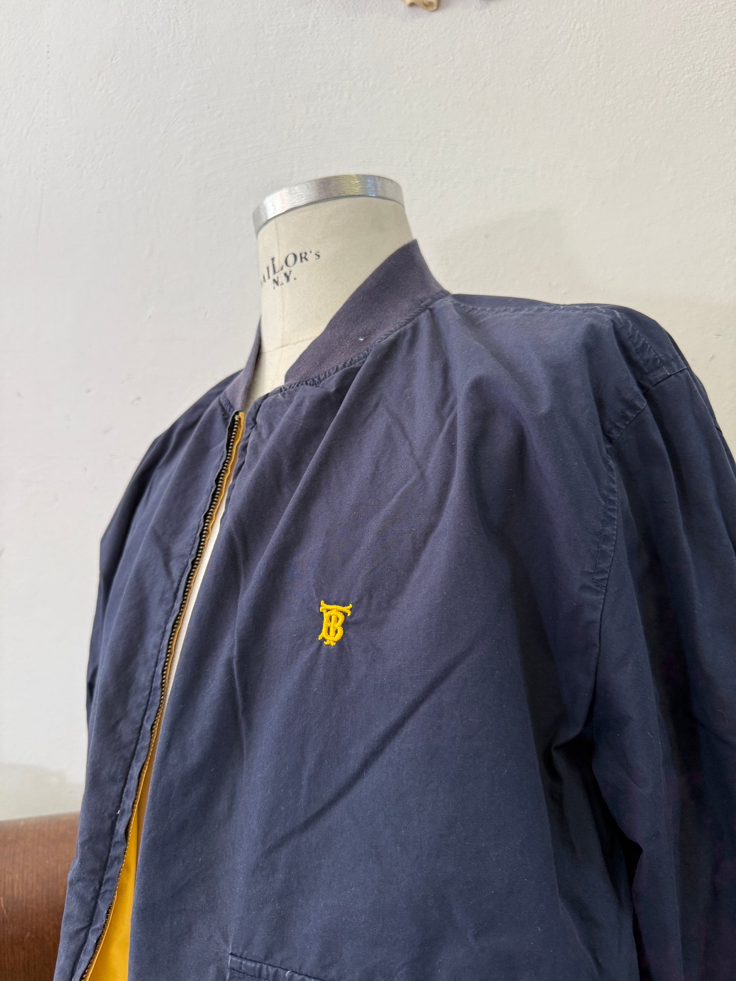 Vintage Burberry Bomber Jacket Reversible “L/XL”