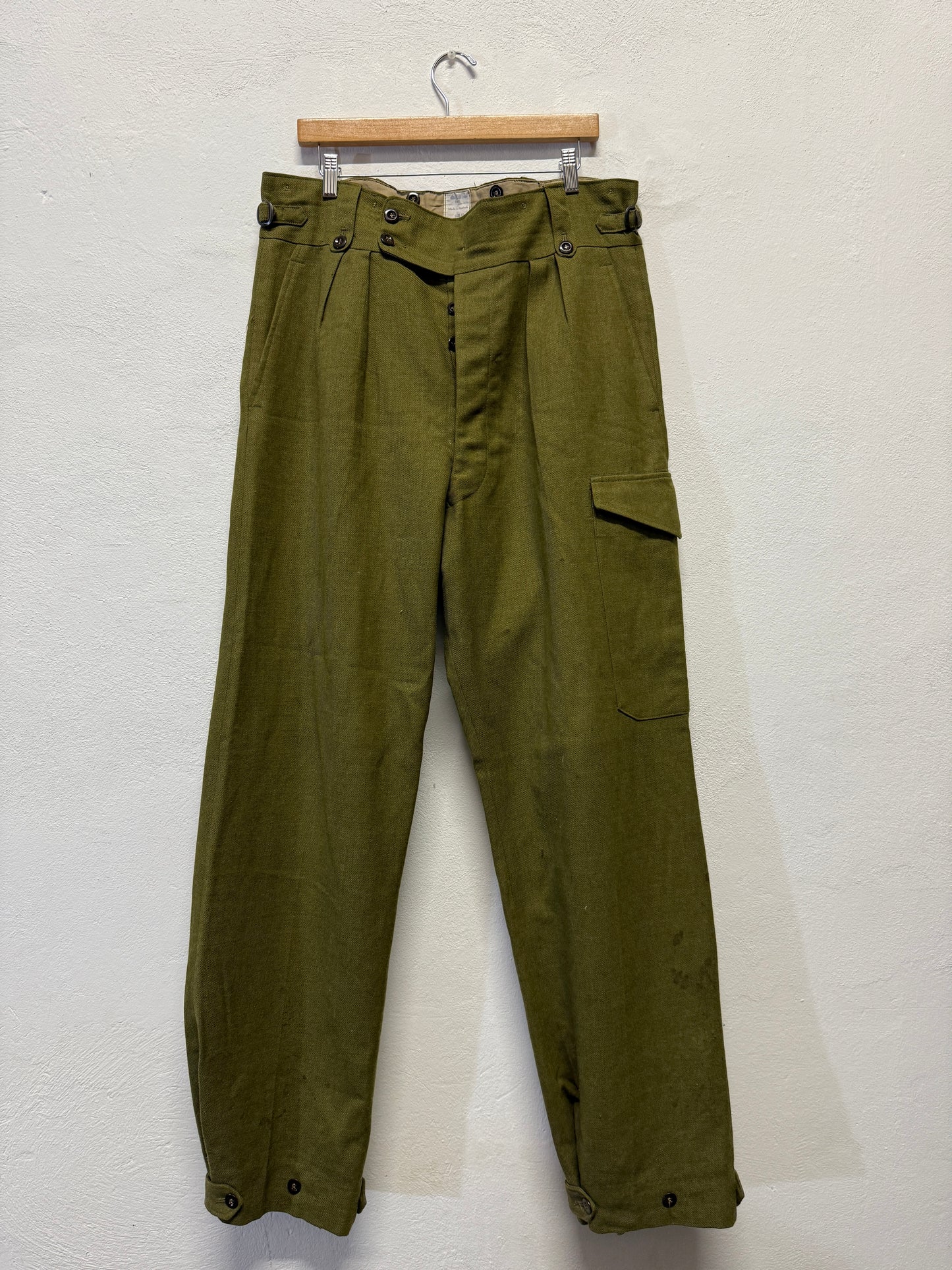 Vintage 50’s Australian Army Pants “W36”